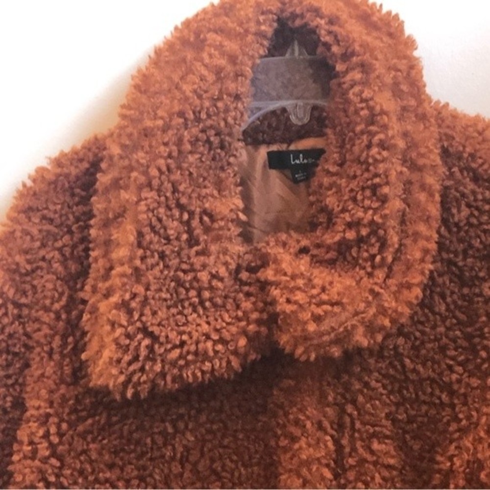 Lulu's Rust Teddy Jacket - Picture 4 of 9